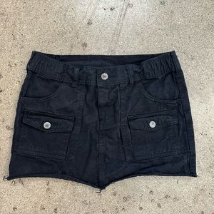 Brand Melville Black Cargo Skirt